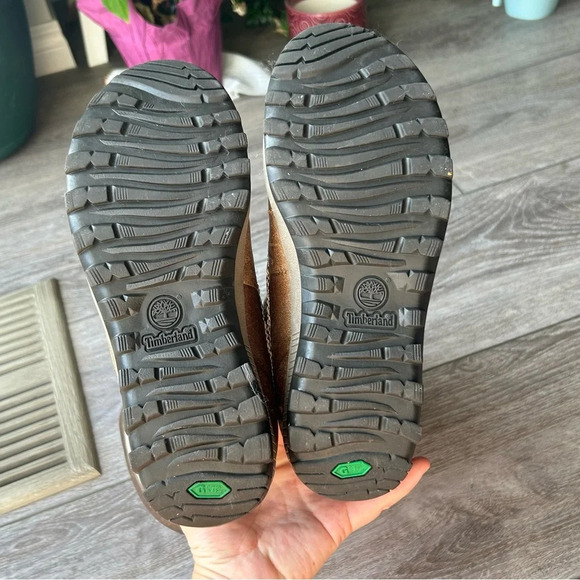 TIMBERLAND Mt. Holly Tall Lace Up Duck Boots in Taupe - Picture 13 of 16